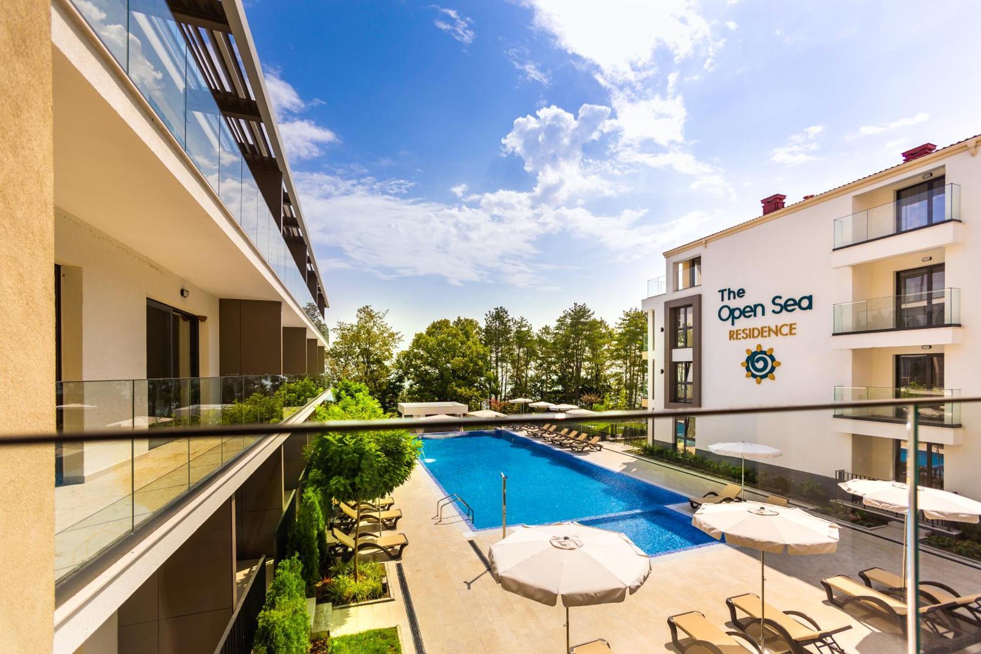 Open Sea Panorama Residence Obzor Exterior foto